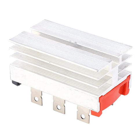 Rock Solid Three Phase Rectifier Bridge Module 50A 1200V High Power Diode with aluminum heat sink for industrial use