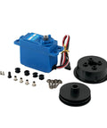 Beefed Up 8Kg Sail Winch Servo With 360 Degree Rotation High Speed 0.40s Metal Gear Precise Sail Trim For RC Boat Racing