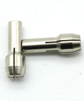 Ten Piece Durable Shiny One Sixteenth Inch Rotary Tool Collet Bits Set for Dremel and Other Rotary Tools, close-up view