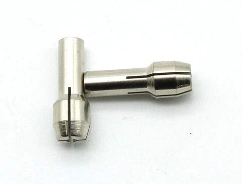 Ten Piece Durable Shiny One Sixteenth Inch Rotary Tool Collet Bits Set for Dremel and Other Rotary Tools, close-up view