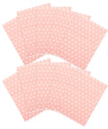 Pink Heart Shaped Bubble Mailers Pack 50 Lightweight Shockproof Envelopes for Jewelry and Collectibles, laid out on white background.