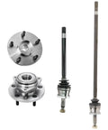 Front CV Axle And Wheel Bearing Hub Assembly For 1999 2000 2001 2002 2003 2004 Jeep Grand Cherokee All In One Beefed