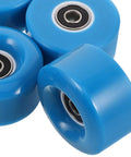 Outdoor Quad Skates Wheel Replacement Set With 8 Navy PU Non Light Wheels And Spanner For Roller Skate Parts and Luggage Repair