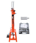 Heavy Duty 2 In 1 Pneumatic Brake Shoe Repair Tool With Pressure Gauge Shovel Cutting And Riveting Machine For Auto Construction Ships And Aircraft Go To Workhorse shown from front with components displayed.
