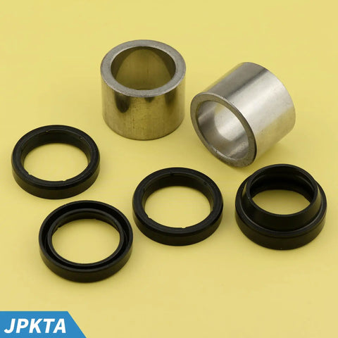 Heavy Duty Washer Center Post Bearing And Seal Kit Replacement Part includes metal sleeves and black seals for DIY repairs.