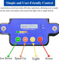 Control panel of Heavy Duty Electric Hand Truck With 441 Lb Capacity And 160W Motor showing electric display and buttons.