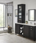 Modern bathroom with Bauloop Pressure Balance Valve Trim With Cartridge In Starlight Chrome for concealed mounting.