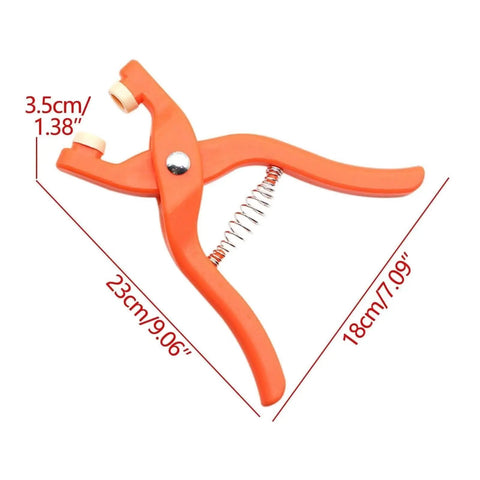 No-Fuss Five Claw Snap Button Kit With One Hundred Multicolor Metal Snaps And Rock Solid Setup Plier, 23cm manual crimping plier for fabric.