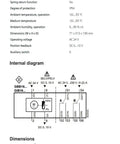 Technical specifications and internal diagram of Heavy Duty Air Damper Actuator GIB161.1E for air conditioning plants.