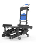 Xsto CT250S Self Balancing Electric Stair Climber Dolly Boss Moves 551 Lbs Load With Retractable Plates, side view of dolly with wheels.