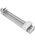Manual Sliding Table CNC Slide With 400mm Travel Ball Screw Linear Stage For DIY Routers And Lathes, side view