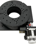 Motorized Precision Rotary Stage For Labs And Cnc Machines Featuring Opto Isolated Control And Wide Stepper Motor Support Up To 86 Mm With Foolproof Plug And Play Operation Running Super Smooth - black rotary stage with stepper motor