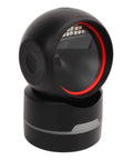 Black adjustable Hands Free USB Barcode Scanner For Retail And Supermarkets, Fast 1D 2D QR Reading, Plug And Play Desktop Reader