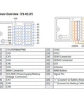 Diagram of 11 Channel 2.4GHz RC Receiver For Cars Boats And Drones Waterproof Long Range With PWM PPM SBUS IBus Output ANT