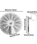 600 Piece Mini Screw And Nut Repair Kit With A Handy 3 Way Screwdriver Stainless Steel Fasteners In a Compact Organized Case
