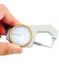 All Purpose Thickness Gauge For Flat Sheets From 0 To 10mm High Precision Hand Tool close-up in use