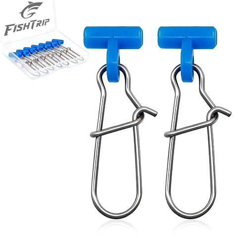 Sinker Slides For Fishing Rigs With Duo Lock Snaps, Heavy Duty Sinker Connectors For Saltwater And Catfish Rigs, Quick Change Slider Weights, 25 50 100 Pack, Rustproof Stainless Steel And Plastic