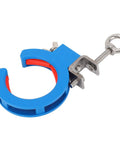 Cable Tray Roller With Opening Cable Guide Clamp And Adjustable Wire Pulling Pulley For Inside And Outside Corner Applications Pro Grade Smooth Wire Guiding To Cut Snags And Friction Easier Threading And Cleaner Cable Runs, blue nylon roller with stainless clamp