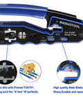 Pro Grade Pass Through RJ45 Crimp Tool Kit With Cutter For Cat5 Cat5e Cat6 Cat6a 8P8C Modular Connectors, All In One Ethernet Crimping Tool And Tester
