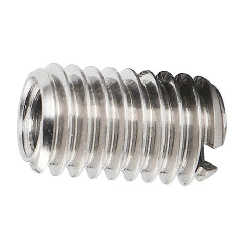 Ten Piece Stainless Steel Thread Repair Inserts And Reducing Nuts, M4 To M6 Male Female Sleeve Adapter Kit For Toolbench Builds And Household Repairs That Are Tough As Nails Under Pressure
