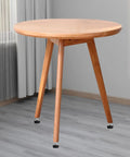 4 Pack Adjustable Rubber Feet for Furniture With Screw In Design Heavy Duty Non Slip Table Leg Levelers shown on wooden table