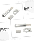 Top Grade CIYODO Drive Belt Tensioner Assembly For Ts400 Concrete Saw Ensures Steady Power And Smooth V Belt Operation Perfect OEM Replacement Kit For Gas Powered Cutting Tools That Really Keeps Things Running Tight. silver steel tensioner assembly with white plastic parts for TS400 concrete saw