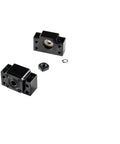 Two Piece HGR20 400mm Linear Rail And RM1605 450mm Ballscrew Kit with BF12 BK12 nut housing and coupling components