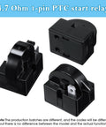 QP2-4.7 PTC Starter Relay 1 Pin Refrigerator Start Relay With 6750C-0005P Overload Protector For LG Refrigerator Compressor