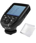 XProC Canon TTL Wireless Flash Trigger with 1 to 8000s High Speed Sync, large screen slanted design, and cloth accessory