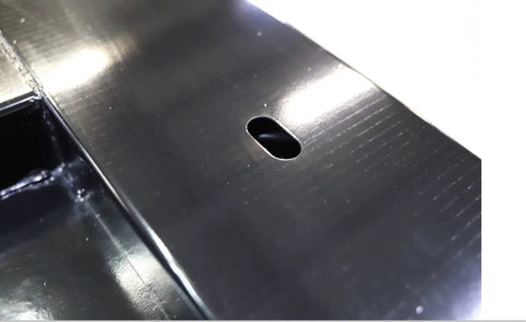 Close-up of Heavy Duty Industrial Floor Scale 40 X 40 Inch Platform Scale showing steel surface with cutout detail.