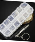 Eyeglass Repair Kit With 720 Pieces Screwdriver Set For Glasses Frames And Sunglasses, Tiny Screws And Nose Pads Included, Storage Case