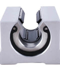 Close-up of Smooth As Butter Linear Guides Set 4 Pcs Self Aligning SBR12UU SBR16UU SBR20UU chrome-plated slide rail bearing