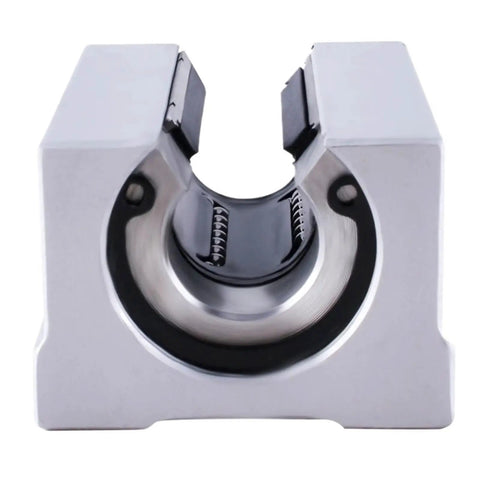 Close-up of Smooth As Butter Linear Guides Set 4 Pcs Self Aligning SBR12UU SBR16UU SBR20UU chrome-plated slide rail bearing