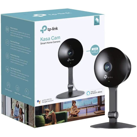 1080P Indoor Camera With Night Vision And 2 Way Audio Rolling 2 Day History Free For Two Years Motion Alerts with packaging box
