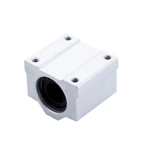 Four Pack Linear Motion Bearing Slides SCS20UU 20mm Length For CNC Machines And 3D Printers Pro Grade Precision Tooling Rails Slick Guide Blocks For DIY Projects And Robotics. Aluminum SCS20UU linear bearing block for 20mm shaft