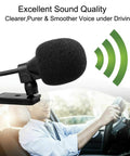 HD Voice 3.5mm Car Microphone Replacement For Kenwood Boss JVC Sony Jensen Alpine Head Units With 9.85 Feet Cable