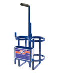 Metal Heavy Duty Carrying Stand For Ten Cubic Foot MC Acetylene Tank And Twenty Cubic Foot R Oxygen Tank With Utility Tray