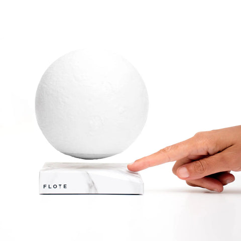 Levitating Moon Lamp With Nonstop Rotation, Magnetic Levitation Light In Three Color Modes, Touch Control Night Light