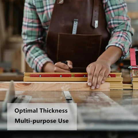 Person using double sided woodworking tape for router templates and CNC projects, heavy duty adhesive, ideal for DIY, on woodwork.