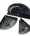 Heavy Duty Adjustable Woodworking Angle Clamp 45 90 180 Degree Protractor Corner Fixture with precise angle measurements.