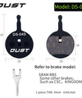 Four Pairs Disc Brake Pads For BB5 Mechanical MTB Bikes With One Adjusting Tool Semi Metallic Sintered Pads With Kevlar Fiber