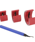 Pro Grade Automatic Copper Pipe Cutter For Half Inch Three Quarter Inch And One Inch Tubing With Durable Metal Construction Set