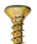 Close-up of a screw from the Expansion Screw Set For Drywall And Concrete Pro Grade Carbon Steel Wall Anchors And Plasterboard Fixings Kit