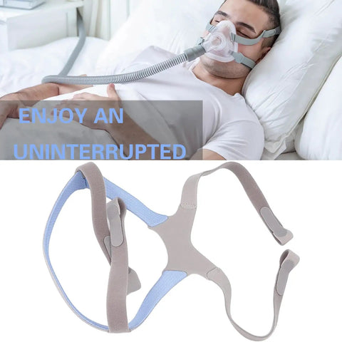 Replacement Nasal Guard Headgear For Mirage FX Universal Fit Elastic Breathable Strap Soft Durable Headgear Accessory 2 Pack Standard Gray