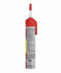 Back view of Waterproof And Weatherproof Hybrid Polymer Caulk For Indoor Outdoor Use Paintable Sealant No Caulk Gun Needed 6.6 Oz 1 Pack