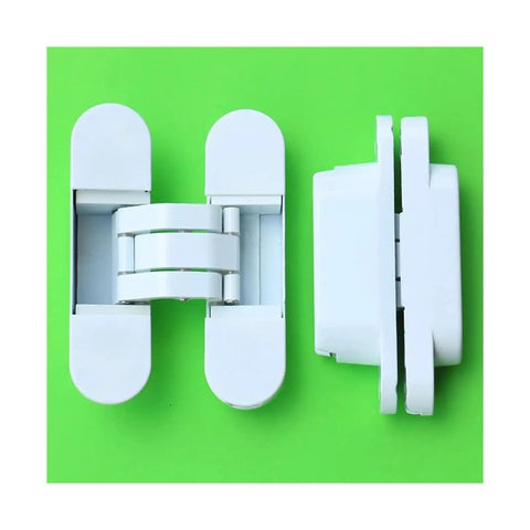 Adjustable Zinc Alloy Invisible Concealed Door Hinge For A Sleek Lowkey Profile Look on green background