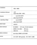 Specifications table for 10 Pack 10K Ohm Linear Taper Rotary Potentiometers For Panel Mount 3 Pin WH148 Type B10K