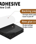 Rock Solid Open Cell Foam Tape Self Adhesive Sound Insulation Weather Stripping Gap Filler Heat Noise Reducer backing and glue details.
