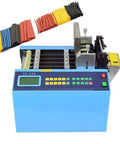 Automatic Heat Shrink Tube And Cable Cutting Machine With Programmable Digital Controls, featuring colorful heat shrink tubes.