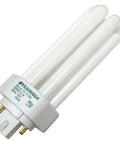 Eco Friendly Energy Saving 26 Watt Triple Tube CFL Light Bulb 3500K Natural White 1746 Lumens 82 CRI T4 Shape 4 Pin GX24q 3 Base